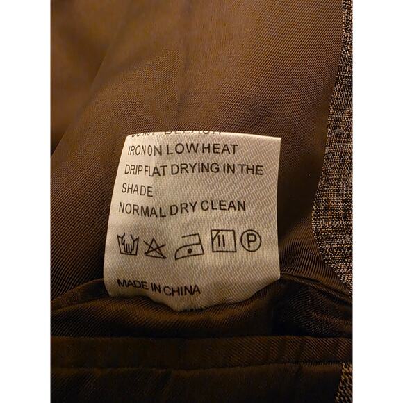 Timeless Classic Blazer Men's 40 Brown Textured 1-Button Sport Coat Jacket - Picture 3 of 9